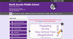 Desktop Screenshot of northarvada.org